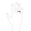 Bling Jewelry Black Tungsten Dome Wedding Band Ring 6mm