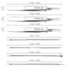 Qaixwuyi 7-Piece Tweezers Set, Blackhead Remover, Pimple Squeezing Tool with