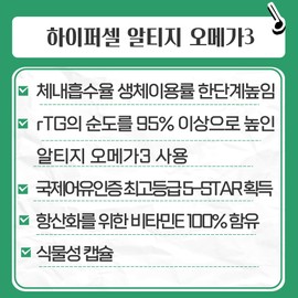 Dr.Lin Hypercell Omega 3 Effects ALTige Omega 3 30 Capsules 1 Month Supply / 닥터린 하이퍼셀 오메가3 효능 알티지오메가3 30캡슐 1개월분