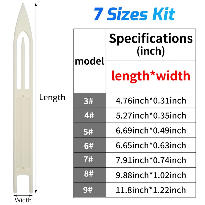 Fishing Netting Needle Shuttles Net Repair Kit, 7/21pcs Cast Net