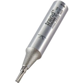 Trend Professional Double Flute Router Bit 8mm Shank 2mm Cutting Diameter 5mm Cutting Length Carbide Tipped 3/06X8MMTC