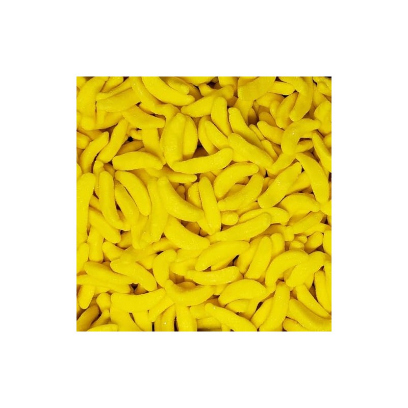 Candy Retailer Sugar Coated Gummi Bananas 1 Lb