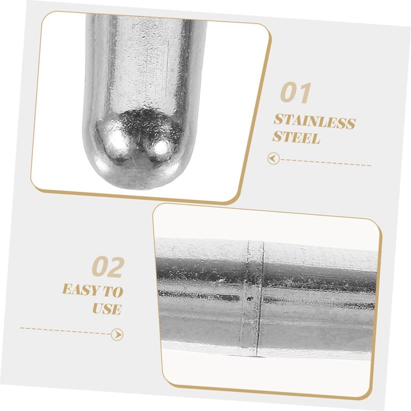 Ipetboom 2Pcs Magnetic Stirrer Bars Stainless Steel Speed User Friendly