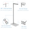 JOMANDAN 304 Stainless Steel Freestanding Toilet Paper Holder with Marble