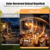 4 Pack Solar Owl Animal Repeller Outdoor for Raccoon, Deer