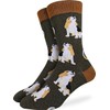 Good Luck Sock Men's Beagle Dog Socks, Adult, Shoe Size