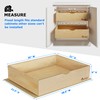 WelFurGeer Soft Close Pull Out Drawers for Kitchen Cabinets, 26"