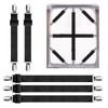Oenothera 5 Pieces Tablecloth Clips Hidden Strap, Adjustable Elasticity Picnic