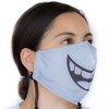 Headmost Comfymask 3 Layer Large Fabric Facemask: Water Repellent, Washable,