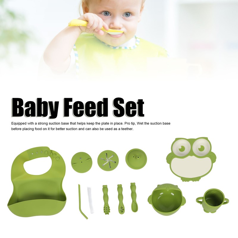 Baby Led Weaning Supplies Owl Shape Teether Safety Strong Suction