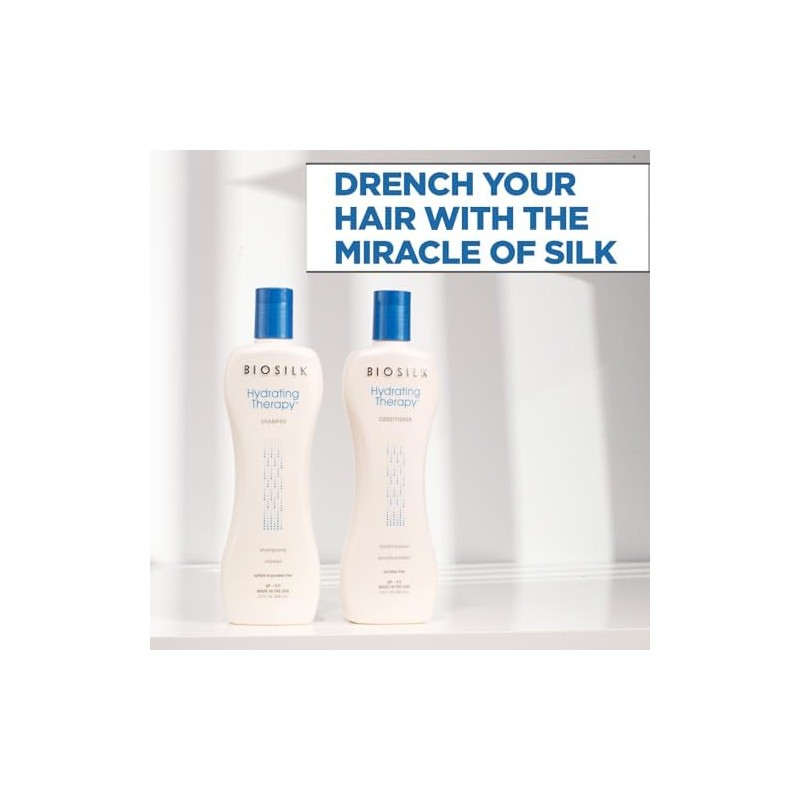 Biosilk Hydrate Therapy Shampoo and Conditioner, 2 Count