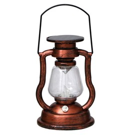 Cabilock 1pc Solar Kerosene Lamp Flickering Lanterns Outdoor Flame Light Lantern Kerosene Lamps for Indoor Use Lantern Lamp Hanging Garden Lamp Solar Light Outdoor Metal Candlestick Abs
