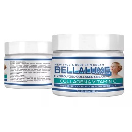 CREMA PARA LA PIEL DE COLÁGENO Y ELASTINA reafirmante cuidado facial antienvejecimiento belleza 8 oz