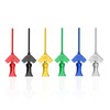 Cleqee 12PCS SMD IC Test Hook Clip 6 Colours for