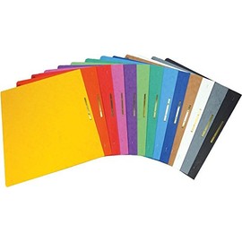 Brunnen Folders Cardboard Extra Strong - Large Pack of 13 Colourful Colours in a Pack - for School, Job, Office And Home.