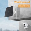 Ring Camera - Cargador de panel solar, compatible con batería