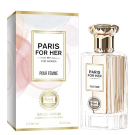 Hybrid & Company Paris For Her Pour Femme Eau De Parfum Natural Spray Vaporisateur,3.4FL.OZ