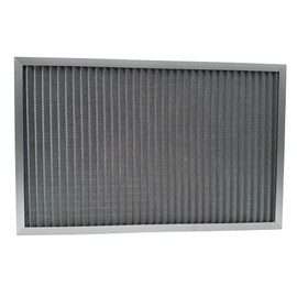Washable Air Filter(12" x 24" x 2"), Aluminum Electrostatic Air Filter for Furnace and Central Air Conditioner (Actual Size: 11.7" x 23.7" x 1.8")