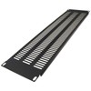 Blanking Plate for Comms Data Cabinet Rack 19 Vented Black
