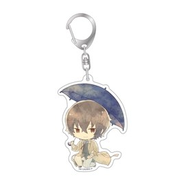 Algernon Products Bungo Stray Dogs Umbrella Acrylic Key Holder Vol.2 Osamu Dazai Approx. W 2.6 x H 3.1 inches (65 x 80 mm), Acrylic, Metal