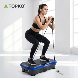 TOPKO US Warehouse Durable Indoor Exercisse Vibrating Plate Indoor High-quality Vibration Platecolor: Blue