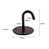 5Pcs Heavy Duty Fixed Pad Eye Plate Thickened Black 304