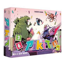 Pikit Board Game - Steal and Block Opponents in This Dice Rolling & Card Claiming Strategy Game, Fun Family Game for Kids & Adults, Ages 8+, 2-4 Players, 30 Minute Playtime, Made by Repos Production