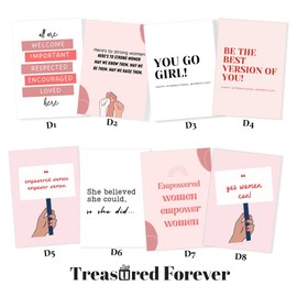 International Women’s Day Postcard Pack – Limited Edition – Empower Her – Thank You Gifts Event Goodie bags gift - Mixed Cards - 6 Cards