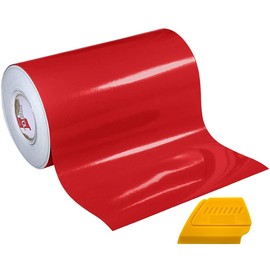 ORACAL 651 Gloss Red Self-Adhesive Craft Vinyl Roll (12" x 15ft + Detailer)