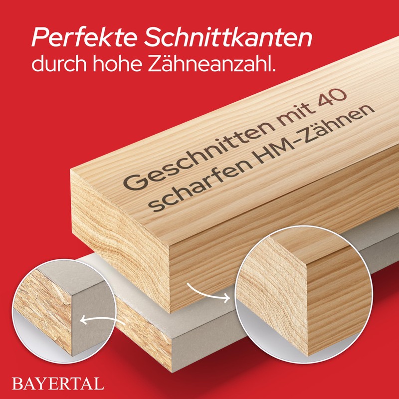 Bayertal Saw Blade 125 x 22.23 - Precision for Woodcuts