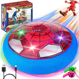 Hover Soccer Ball for Kids, Boy Girl Birthday Gifts, Outdoor Indoor Toy Games Gift for Boys Girls Age 5 6 7 8 9 10 11 12 Year Old, Kids Toys Hover Soccer Ball Boys Gift Idea for Age 6-12 Years Old