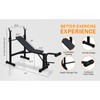 Adjustable Weight Bench, Olympic Workout Bench, Bench Press Set with