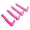 4pcs Ice Skate Guards Antiskid Soft Plastic Adjustable Hockey Skate