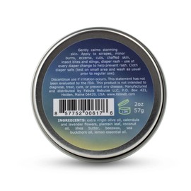 Quiet the Storm Organic Calming Salve and Calendula Ointment, Eczema Cream for Adults and Kids, Natural Hand cream for Sensitive, Dry, or Cracked Skin, Zinc Free Diaper Rash and Skin Repair Salve, 2oz