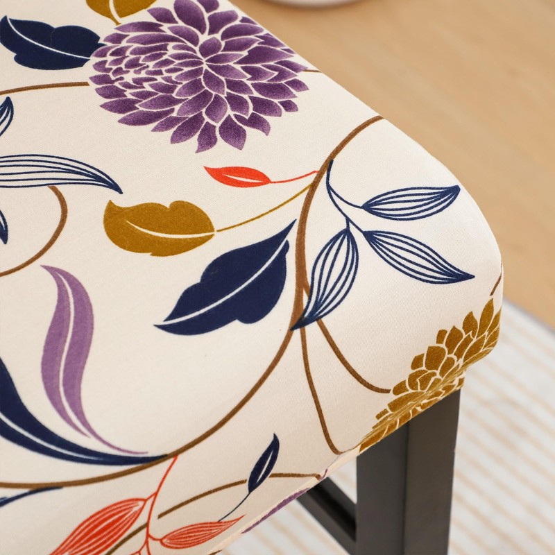 FORCHEER Waterproof Bar Stool Chair Cover with Backs Set of