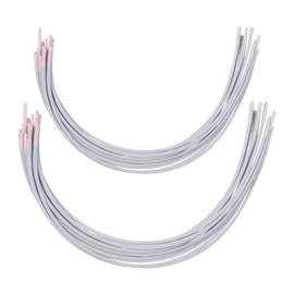 14 Pairs Bra Underwire Carbon Steel Replacement Underwire Repair Metal Bras Supporters Rings for Shaping, Women Corset Clothing, Sewing Supplies for A Cup B Cup