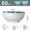Zscera 60 oz Large Soup Bowls, 8 Inch Large Pho