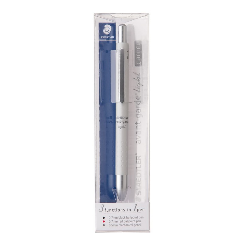 STAEDTLER 927AGL-MS Multi-Function Avant-garde Light Carrier Blast Silver Pen