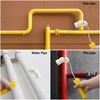 Pipe Paint Roller with Handle kit for Round Gas Pipe,