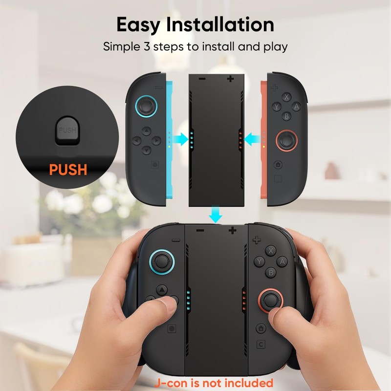 Joy-Con Controller Grip for Switch 2 – Ergonomic Controller Comfort