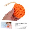 Gatuida 4pcs Honeycomb Body Exfoliating Sponge for Adults Gentle Bath