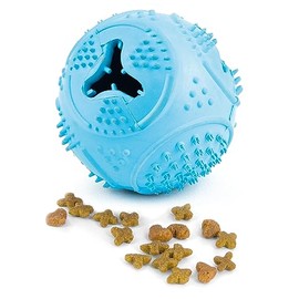 Petit Juguete para Perro, Pelota para Perros Diseñado para Introducir Premios o Alimentos para Generar Interactividad para la Mascota, Pelota de Goma 