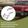 2Pcs Brake Master Cylinder Push Rod Clip, Brake Booster Push