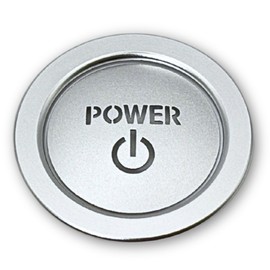 MARUHADO Engine Start Button Cover for Toyota Aluminum Car Starter Ring Button Ring Silver