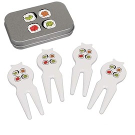 Azeeda 'Sushi-Auswahl' Golf Divot Werkzeug Geschenkset (GO00067402)