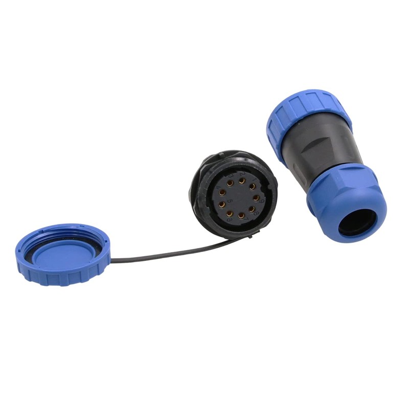 SZRMCC TY28 Aviation Connector 9 Pin Solderless Waterproof Connector Female