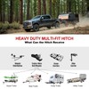 APS Rear Towing Hitch Receiver, Class 3 Trailer Hitch Compatible