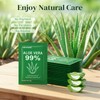 100 Travel Size Aloe Vera Gel Bulk Mini,99% Pure Organic
