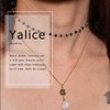 Yalice Beaded Choker Necklace Dainty Opal Birthstone Chokers Necklaces Jewelry