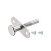 sourcing map Plunger Latches Spring-Loaded Stainless Steel 6mm Dia Head